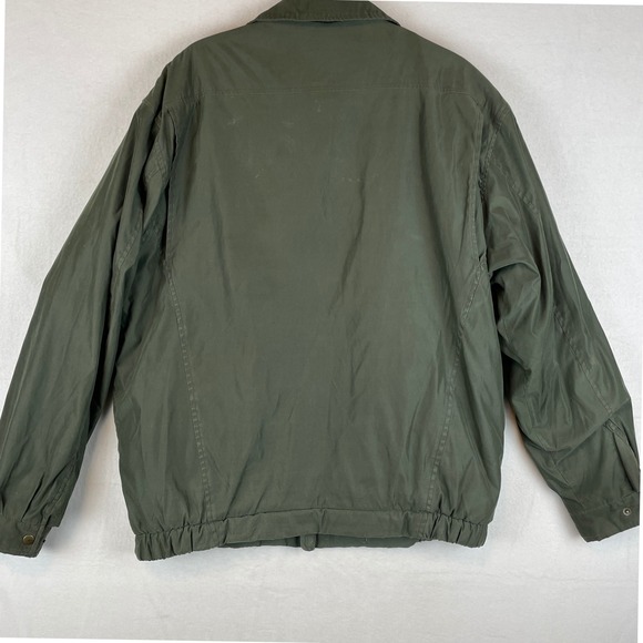 Croft & Barrow Mens Olive Green Fleece Lined Jacket Ultimate Stain Defense LT - Picture 2 of 9